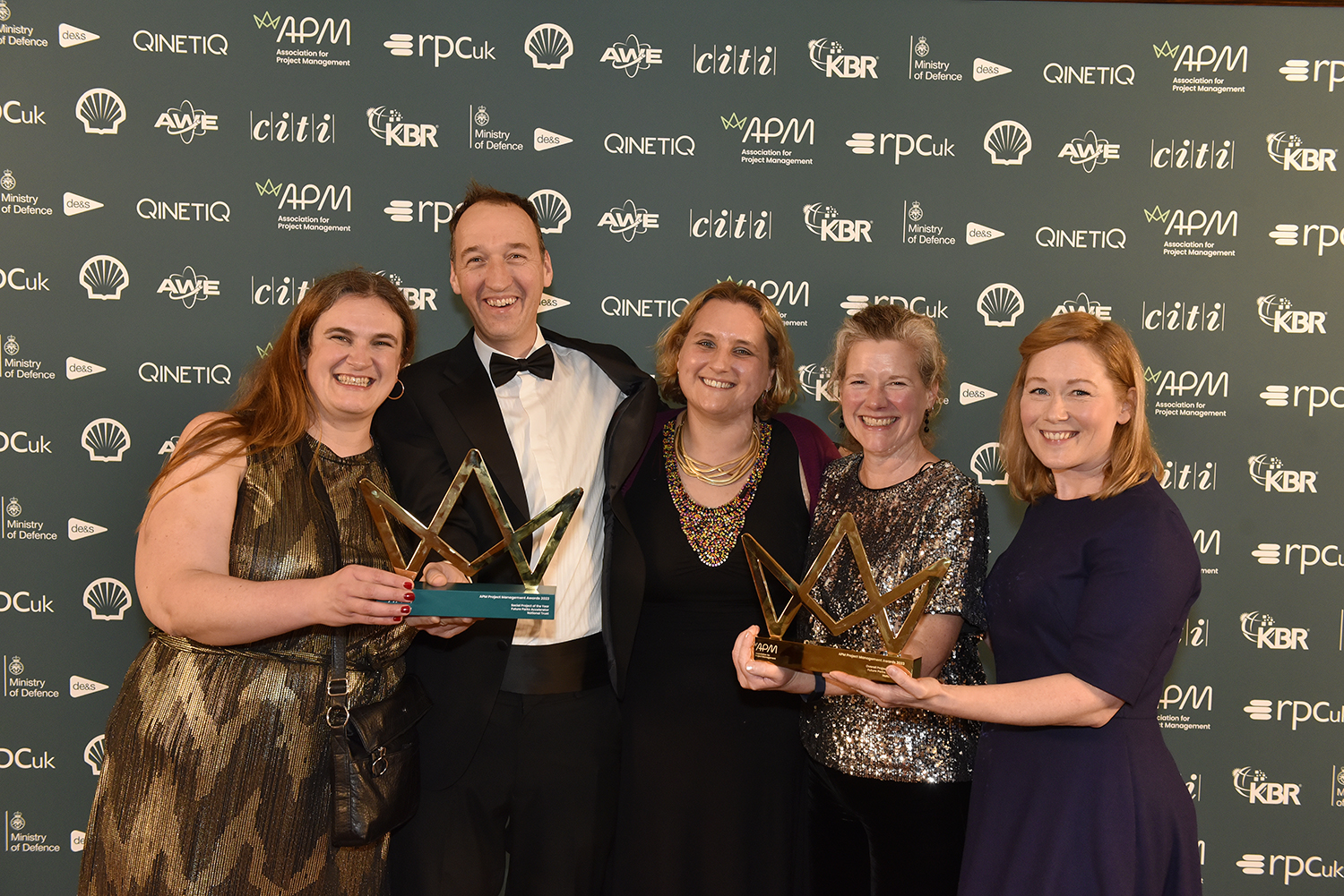 Winners' reactions from the APM Project Management Awards 2023
