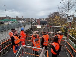 TfL Programme Delivery Manager highlights importance of a ‘One Team’ approach for Surrey Quays station upgrade project as part of APM site tour 
